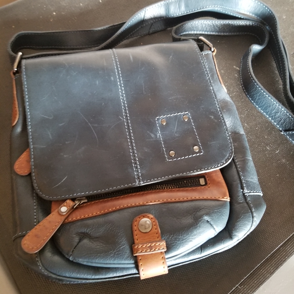 Adrian Klis Leather Crossbody Bag